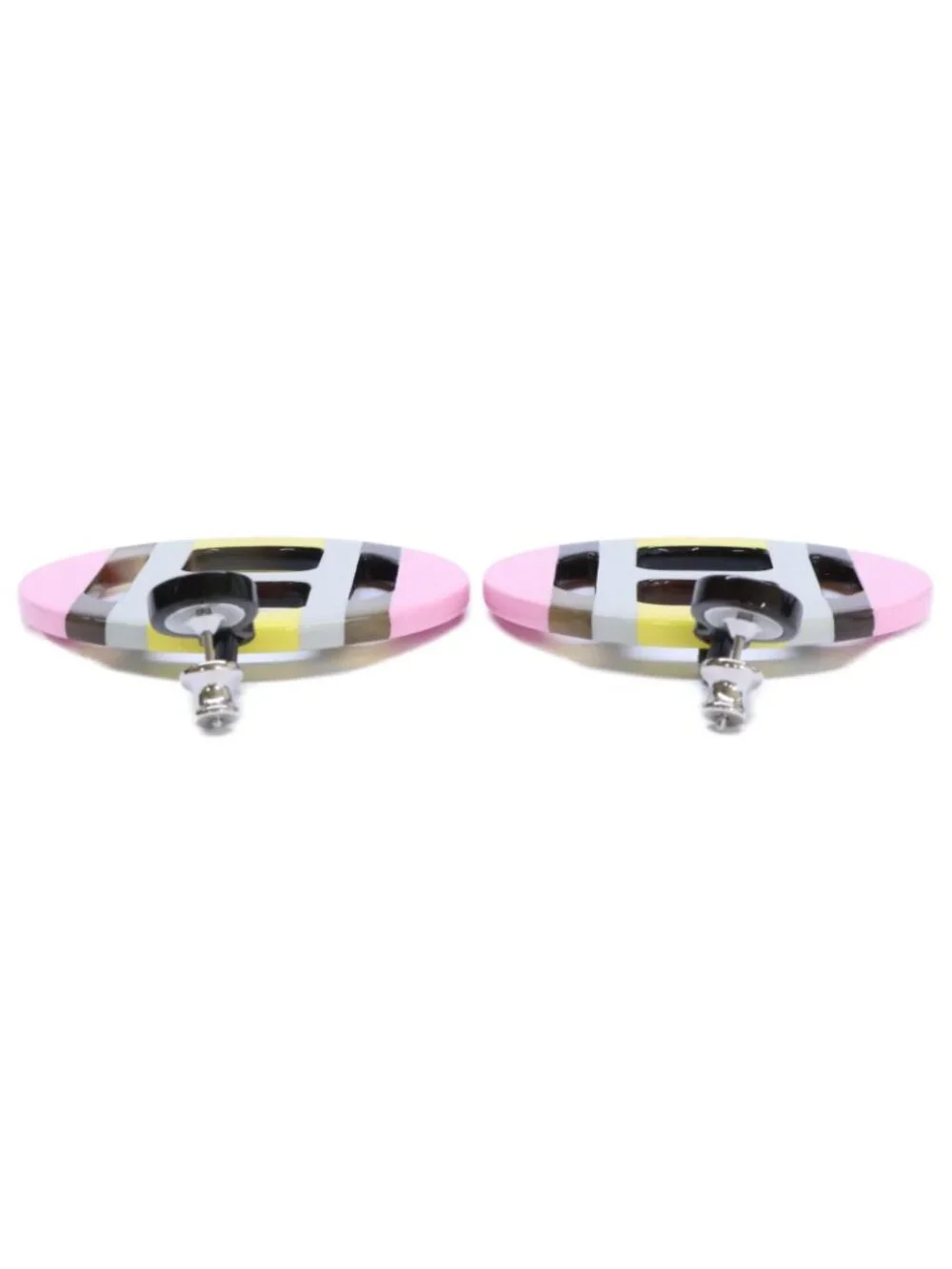 Hermes Equipe Earring Gray